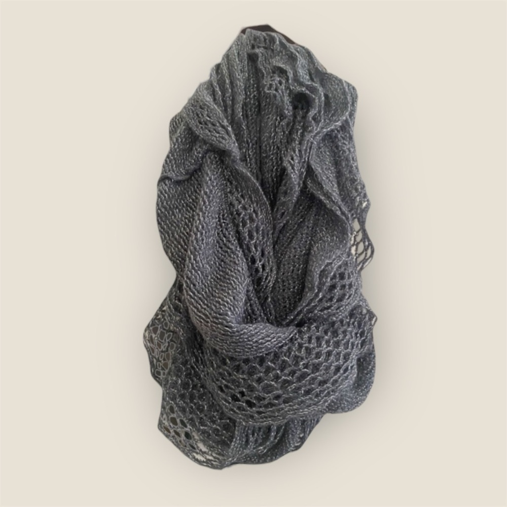 Gray Infinity Scarf